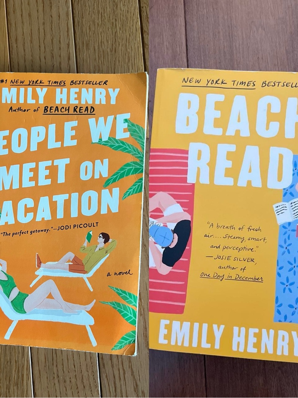 Emily Henry book bundle Beach Read & People We Meet On Vacation